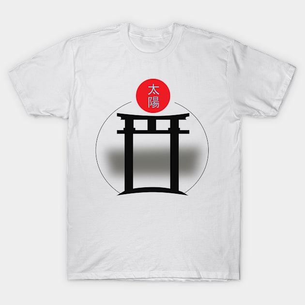 Japanese Gate T-Shirt by okyshoo